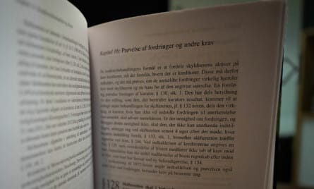 Pr&oslash;velse af fordringer